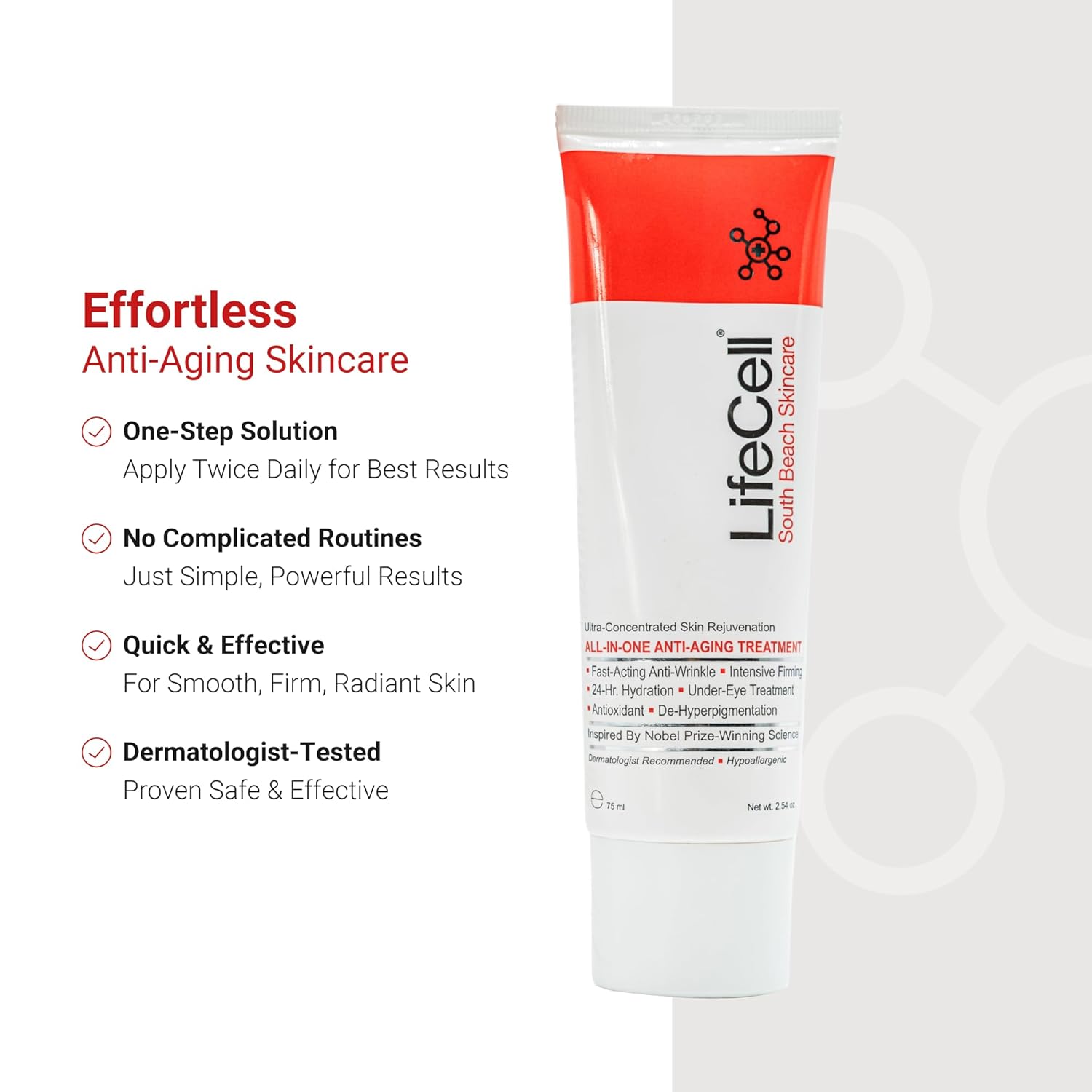 LifeCell Skin All in One Anti Aging Cream 2.54 Oz